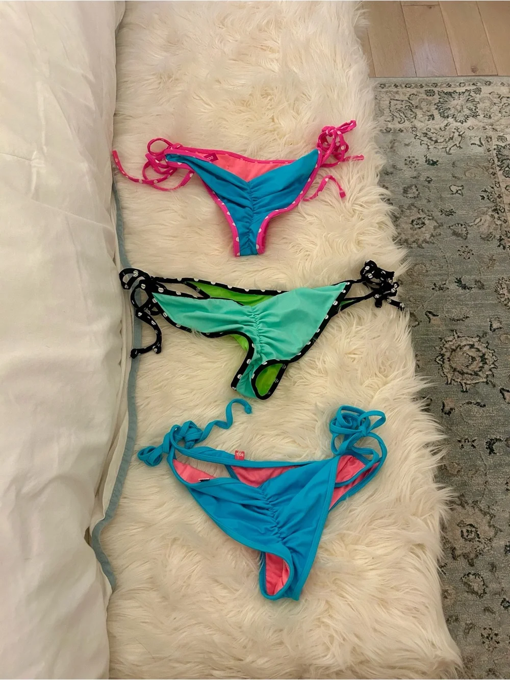 Bundle- Doll swimwear bikini bottoms size medium
